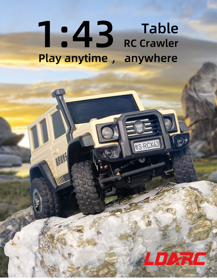 Rc Hobby World - LDARC X43 1:43 الزاحف RC سيارة
