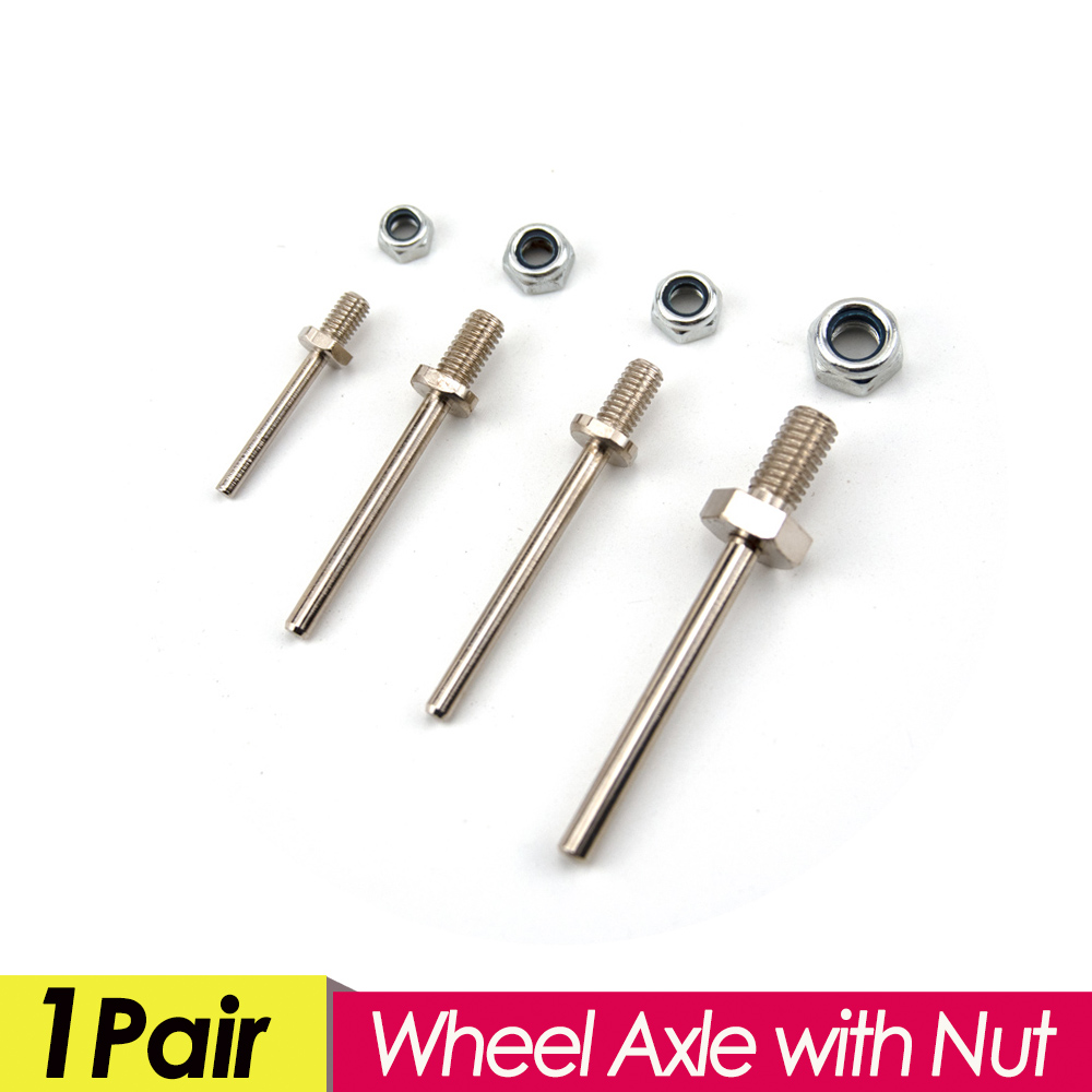 Rc Hobby Nut - 1 زوج محاور عجلات الصلب رمح