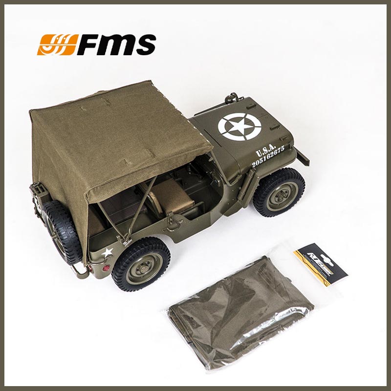 Rc And Hobby - سقف قماشي FMS 1/12 C1167 لسيارة