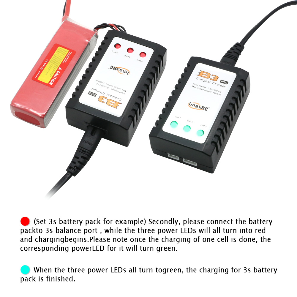 شاحن Imax B3 Pro 2-3S 7.4 فولت - مراجعة Rc Hobby Charger وسعره