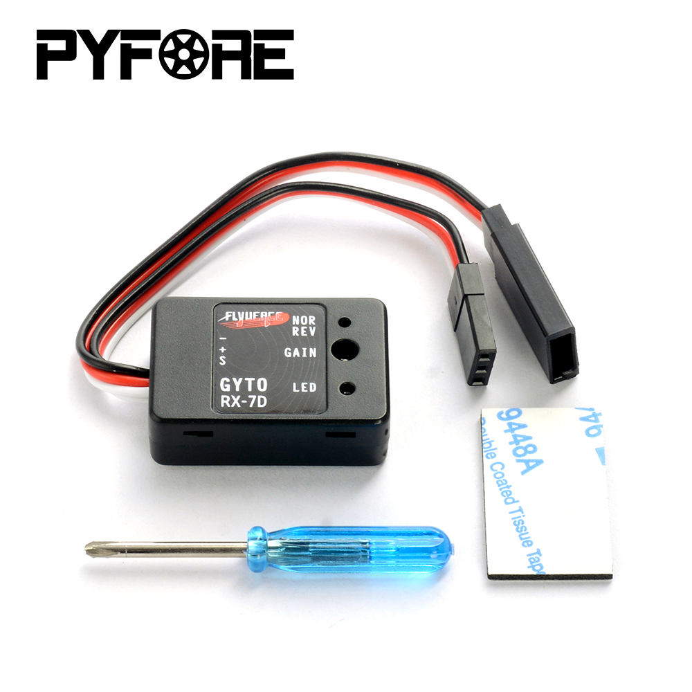 PYFORE جيروسكوب الدوران ل 1/10 - مراجعة Gyroscope Rc Module وسعره