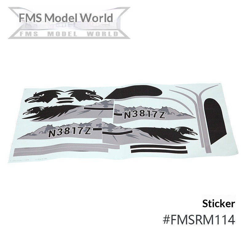 ملصقات زخرفية لطائرة FMS RC بط - مراجعة Rc And Hobby وسعره