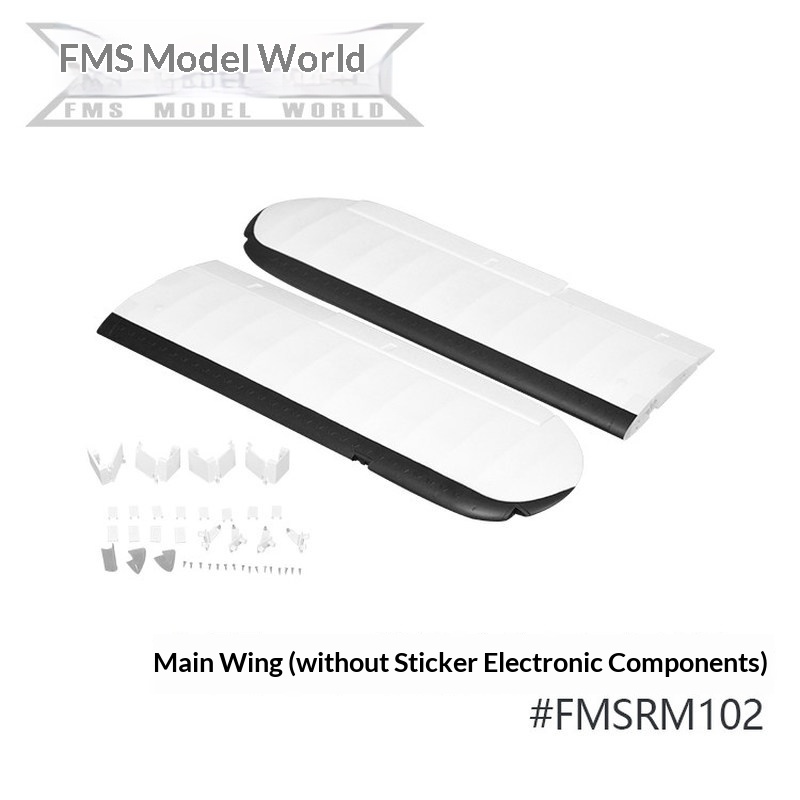 ملصقات زخرفية لطائرة FMS RC بط - مراجعة Rc And Hobby وسعره