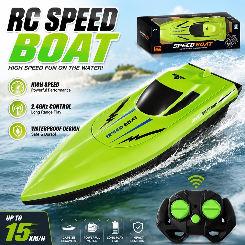 قارب سباق عالي السرعة يعمل بال - مراجعة Rc Hobby Grade Boat وسعره