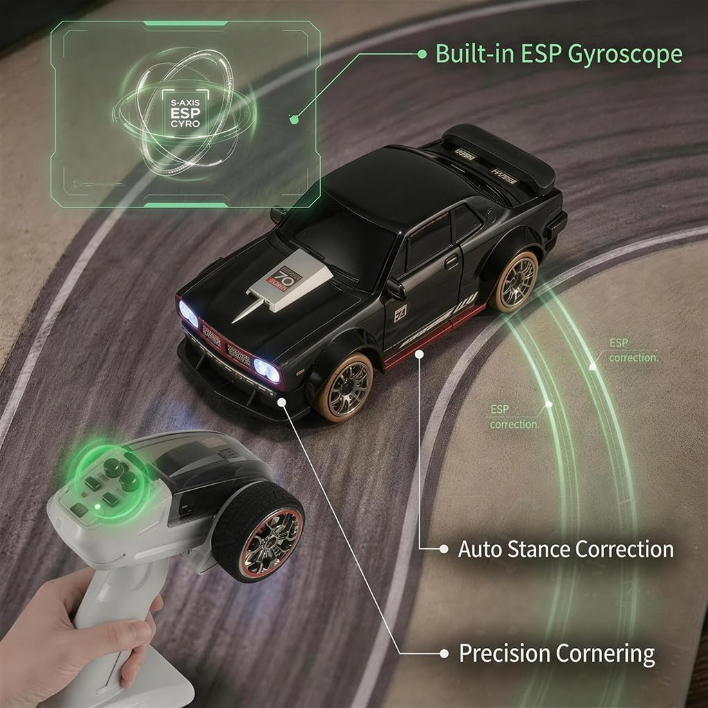 سيارة تحكم عن بعد بمقياس 1:64  - مراجعة Gyroscope Rc Module وسعره